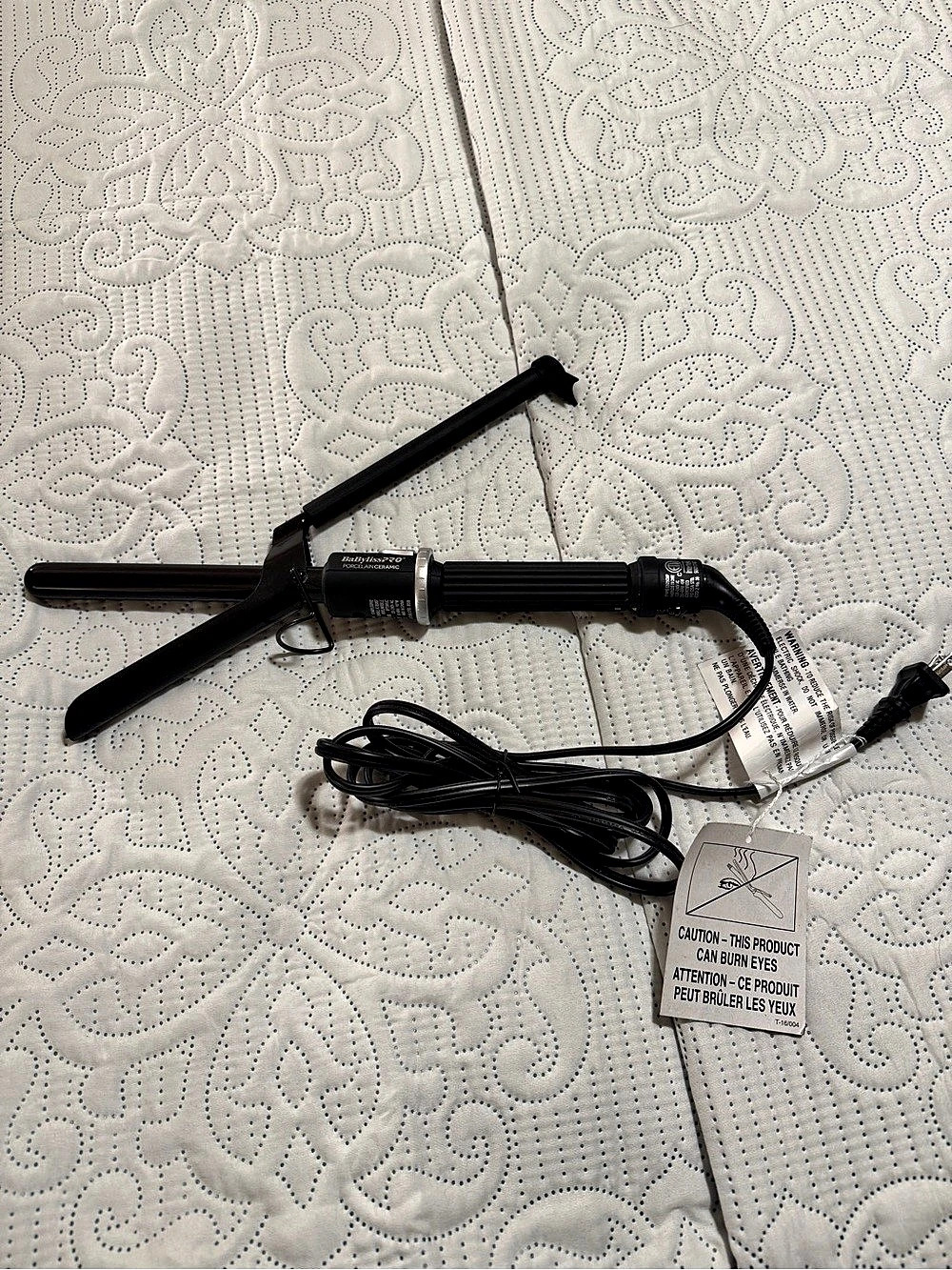 Babyliss Pro Porcelain 3/4” Ceramic Marcel Curling Iron - Tested Works No Box